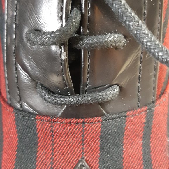 Le Chateau Tartan Heels Sz7 - Picture 7 of 10